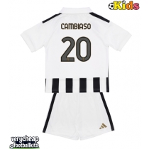 Juventus Andrea Cambiaso #20 Replica Home Minikit 2026-27 Short Sleeve (+ pants)